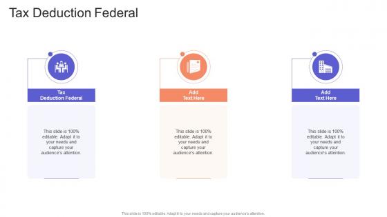 Tax Deduction Federal In Powerpoint And Google Slides Cpb