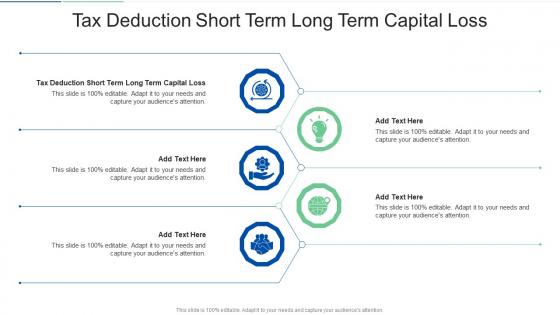 Tax Deduction Short Term Long Term Capital Loss In Powerpoint And Google Slides Cpb