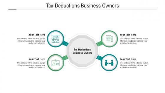 Tax deductions business owners ppt powerpoint presentation portfolio objects cpb
