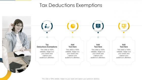 Tax Deductions Exemptions In Powerpoint And Google Slides Cpb