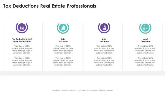 Tax Deductions Real Estate Professionals In Powerpoint And Google Slides Cpb
