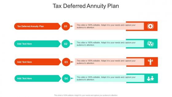 Tax Deferred Annuity Plan In Powerpoint And Google Slides Cpb