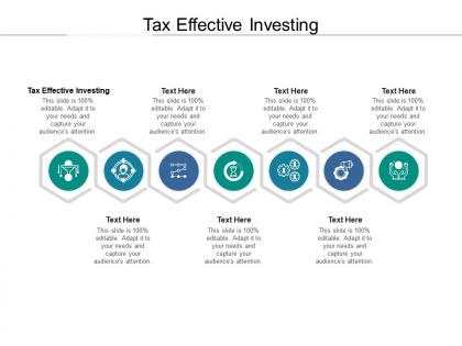 Tax effective investing ppt powerpoint presentation slides slideshow cpb
