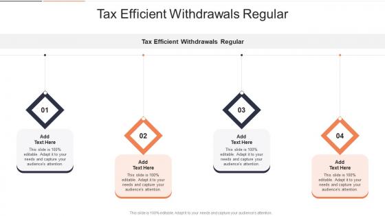 Tax Efficient Withdrawals Regular In Powerpoint And Google Slides Cpb