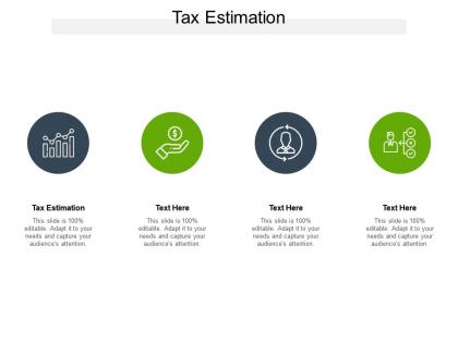 Tax estimation ppt powerpoint presentation inspiration example cpb