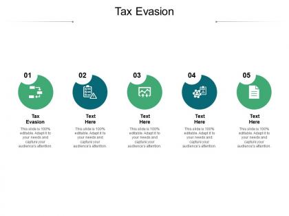 Tax evasion ppt powerpoint presentation gallery icons cpb