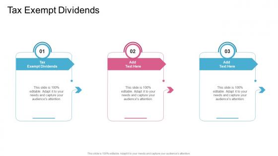 Tax Exempt Dividends In Powerpoint And Google Slides Cpb