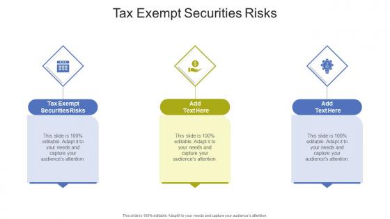 Tax Exempt Securities Risks In Powerpoint And Google Slides Cpb