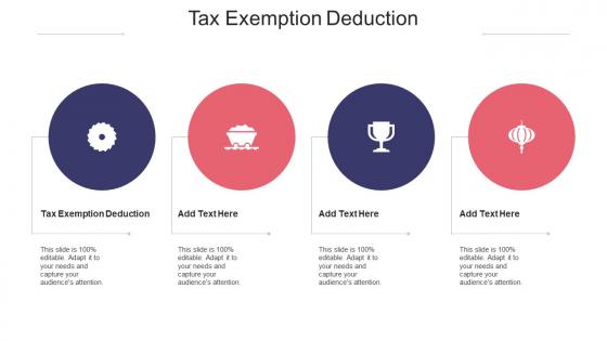Tax Exemption Deduction In Powerpoint And Google Slides Cpb