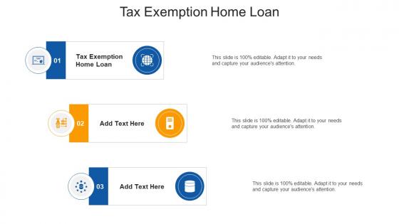 Tax Exemption Home Loan Ppt Powerpoint Presentation Professional Inspiration Cpb
