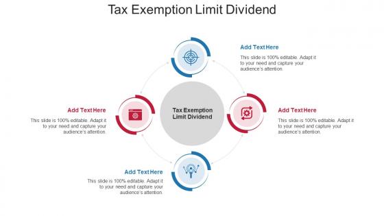 Tax Exemption Limit Dividend Ppt Powerpoint Presentation Summary Graphic Cpb