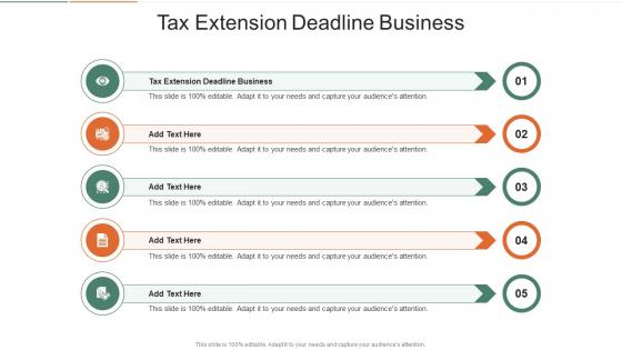 Tax Extension Deadline Business In Powerpoint And Google Slides Cpb
