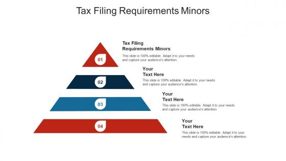 Tax filing requirements minors ppt powerpoint presentation summary examples cpb