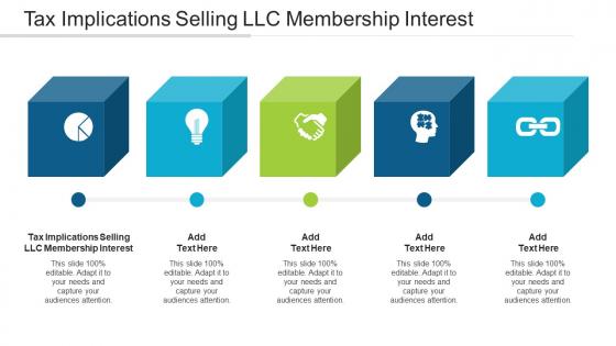 Tax Implications Selling LLC Membership Interest Ppt Powerpoint Presentation Pictures Cpb