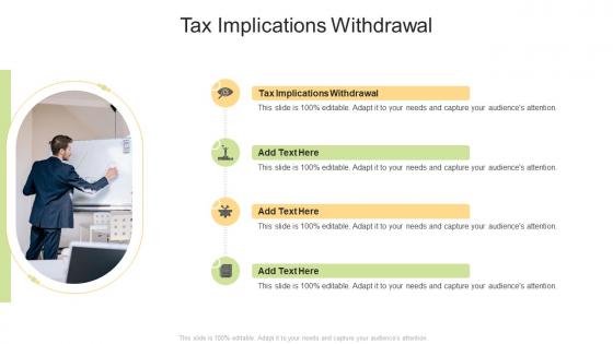 Tax Implications Withdrawal In Powerpoint And Google Slides Cpb