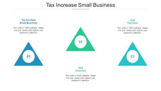 Tax Increase Small Business Ppt Powerpoint Presentation Infographics Format Ideas Cpb