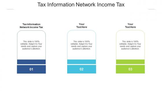 Tax information network income tax ppt powerpoint presentation professional example cpb