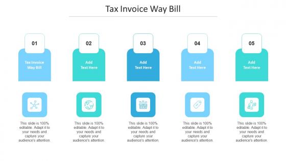 Tax Invoice Way Bill Ppt Powerpoint Presentation Styles Picture Cpb