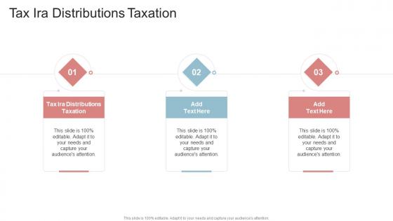 Tax Ira Distributions Taxation In Powerpoint And Google Slides Cpb