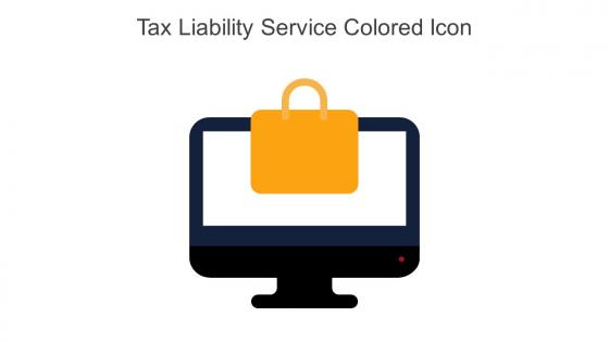 Tax Liability Service Colored Icon In Powerpoint Pptx Png And Editable Eps Format