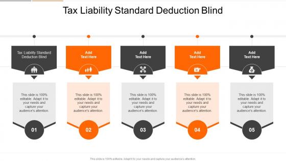 Tax Liability Standard Deduction Blind In Powerpoint And Google Slides Cpb