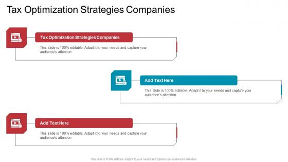 Tax Optimization Strategies Companies In Powerpoint And Google Slides Cpb