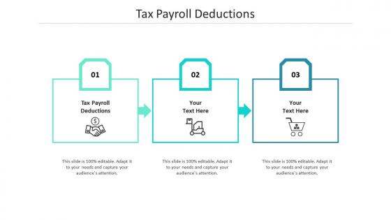 Tax payroll deductions ppt powerpoint presentation icon professional cpb