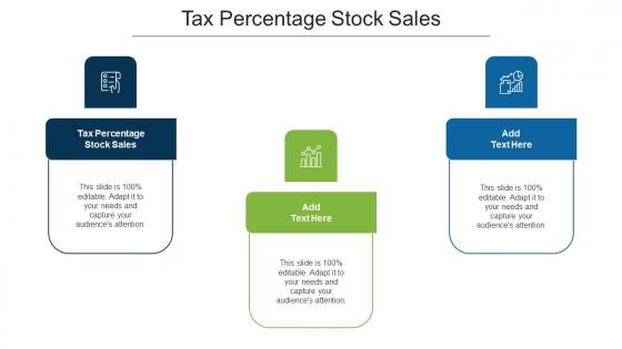 Tax Percentage Stock Sales Ppt Powerpoint Presentation File Graphics Design Cpb