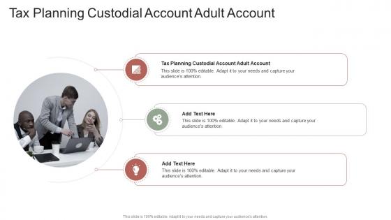Tax Planning Custodial Account Adult Account In Powerpoint And Google Slides Cpb
