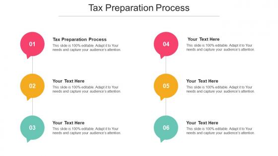 Tax Preparation Process Ppt Powerpoint Presentation Layouts Slideshow Cpb