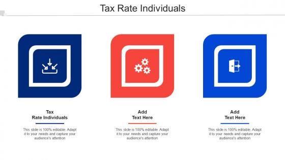 Tax Rate Individuals Ppt Powerpoint Presentation Show Template Cpb