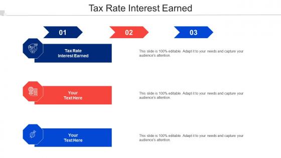 Tax Rate Interest Earned Ppt Powerpoint Presentation Model Example Introduction Cpb