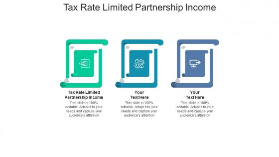 Tax rate limited partnership income ppt powerpoint presentation file cpb