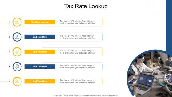 Tax Rate Lookup In Powerpoint And Google Slides Cpb