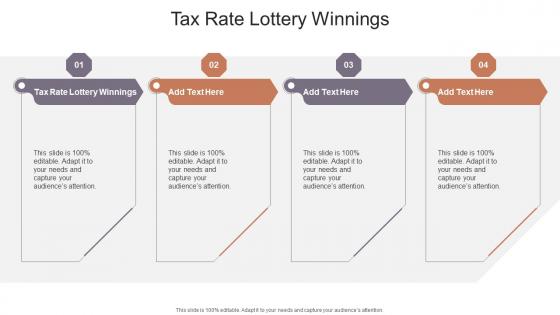 Tax Rate Lottery Winnings In Powerpoint And Google Slides Cpb
