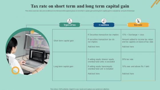 Tax Rate On Short Term And Long Term Capital Gain