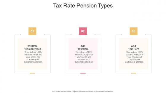 Tax Rate Pension Types In Powerpoint And Google Slides Cpb
