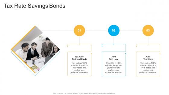 Tax Rate Savings Bonds In Powerpoint And Google Slides Cpb