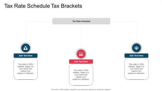 Tax Rate Schedule Tax Brackets In Powerpoint And Google Slides Cpb