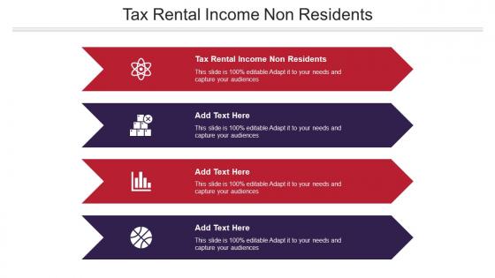 Tax Rental Income Non Residents Ppt Powerpoint Presentation Pictures Cpb