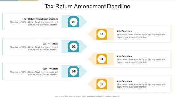 Tax Return Amendment Deadline In Powerpoint And Google Slides Cpb