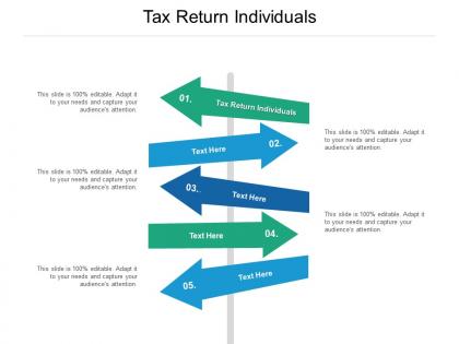 Tax return individuals ppt powerpoint presentation infographic template cpb