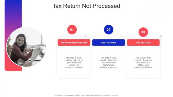 Tax Return Not Processed In Powerpoint And Google Slides Cpb