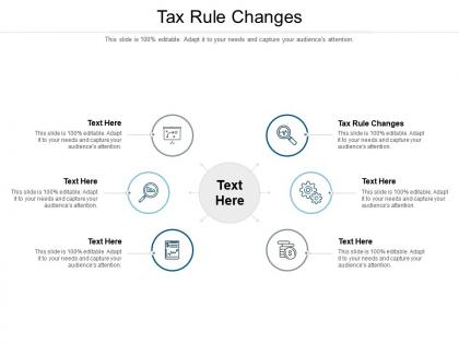 Tax rule changes ppt powerpoint presentation outline aids cpb