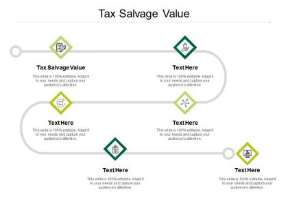 Tax salvage value ppt powerpoint presentation infographic template infographics cpb