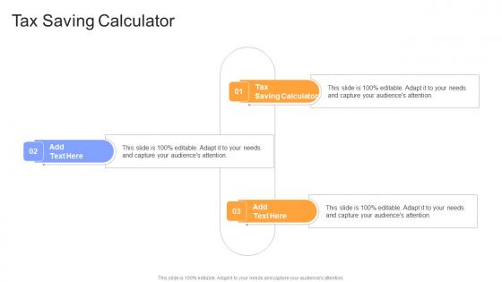 Tax Saving Calculator In Powerpoint And Google Slides Cpb