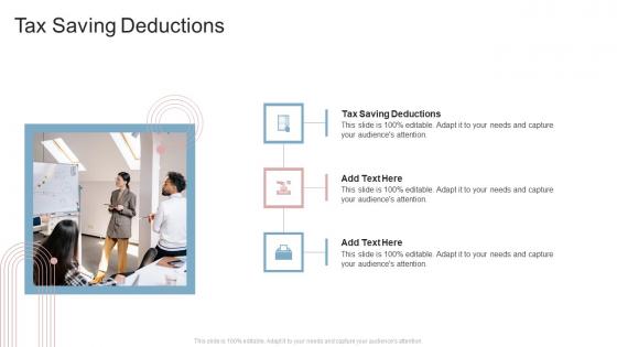 Tax Saving Deductions In Powerpoint And Google Slides Cpb