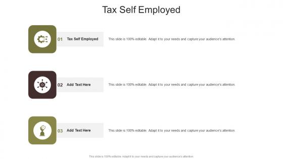 Tax Self Employed In Powerpoint And Google Slides Cpb
