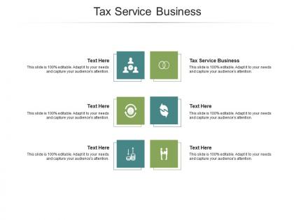 Tax service business ppt powerpoint presentation ideas graphics cpb