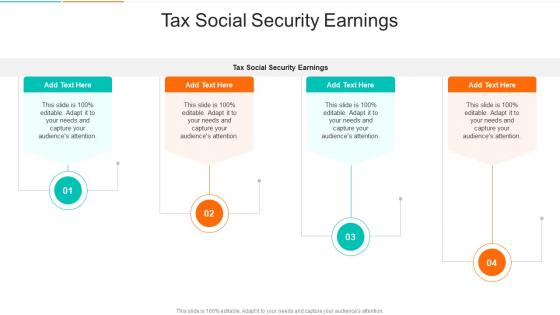 Tax Social Security Earnings In Powerpoint And Google Slides Cpb